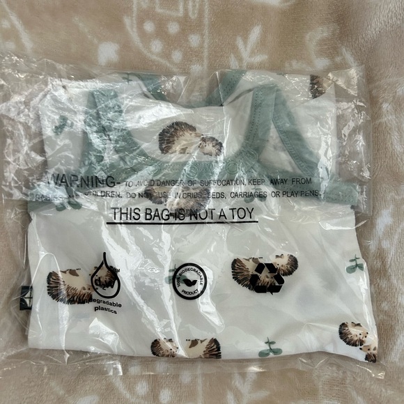 NEW Kyte BABY Porcupine Bodysuit Onsie 0-3M 🦔 - Picture 4 of 4